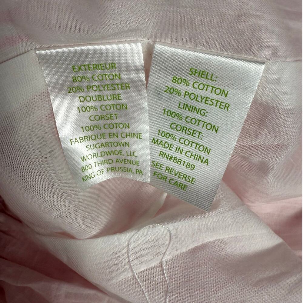 Lilly Pulitzer Plus Addison Dress in Pink Tropics Seersucker Fit & Flare Size 14 - Picture 13 of 13